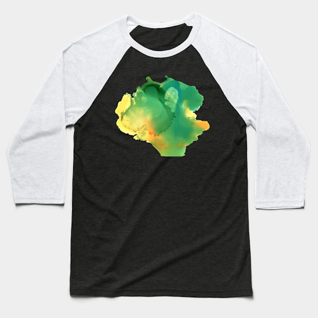 broccoli ink Baseball T-Shirt by Newtegan